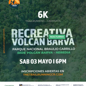 Entreno Nocturno Volcan Barva 6km